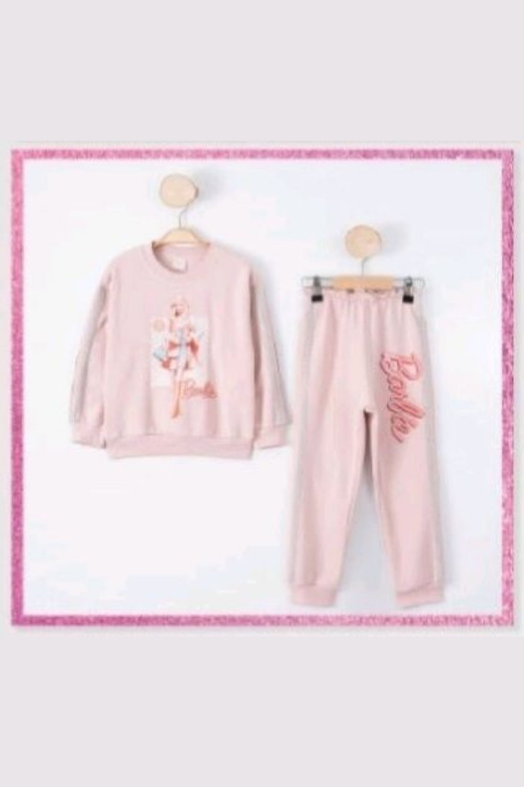 Girl long sleeve barbie set