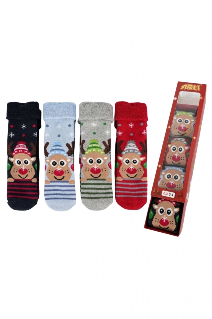 Christmas socks 4 pieces in a box