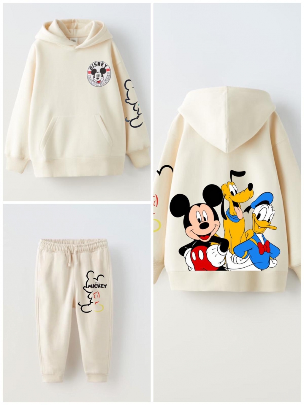 Mickey mouse long sleeve batting set