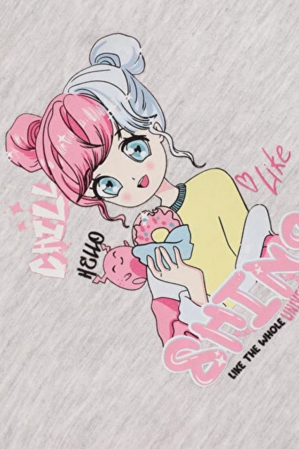 Blouse girl long sleeve anime