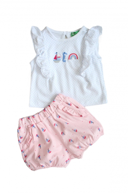 Girl short sleeve set