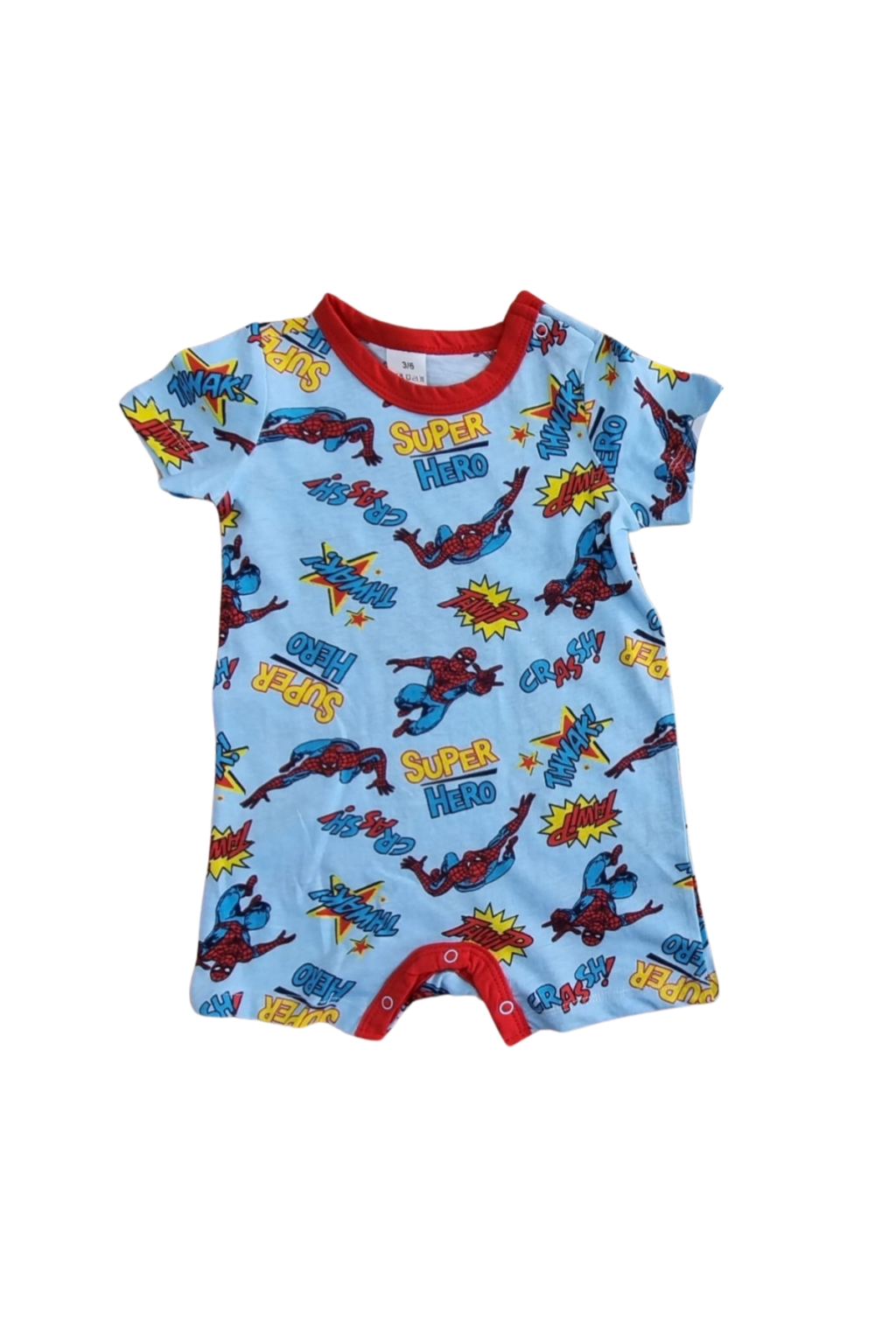 Boys short sleeve batman jumpsuit