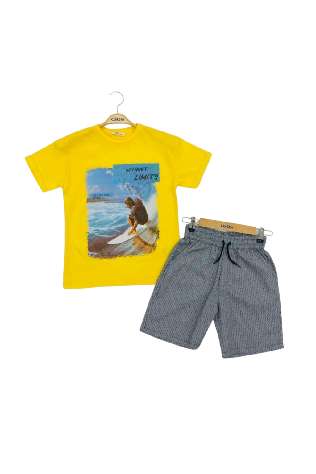 Boy short sleeve set