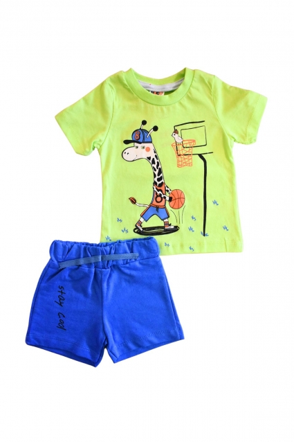 Boy short sleeve set