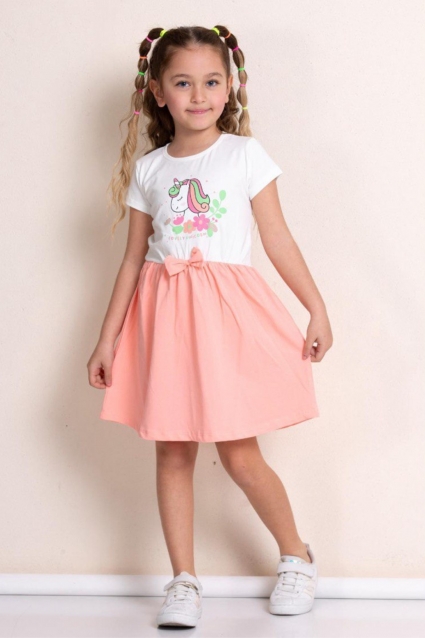 Short sleeve unicorn dress
