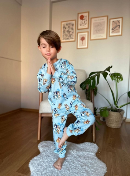 Pajamas boy long sleeve bluey