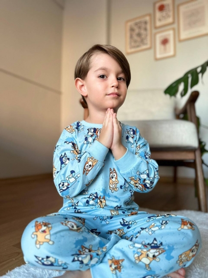 Pajamas boy long sleeve bluey