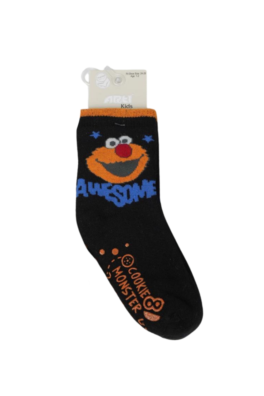 Cookie monster socks boy
