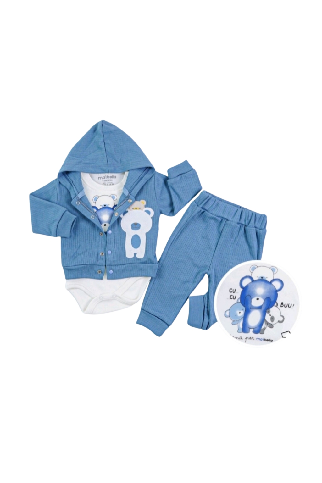 Boy long sleeve 3 piece set