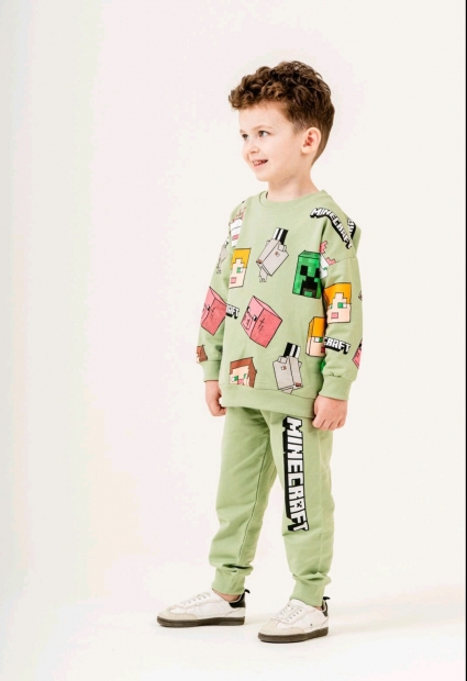 Set de mâneci lungi minecraft pentru băieți