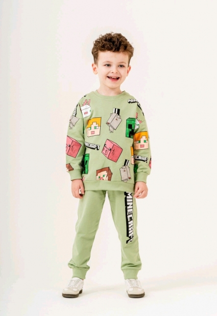 Set de mâneci lungi minecraft pentru băieți