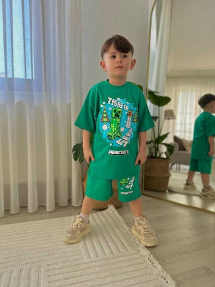 Minecraft boy boy kit, green color