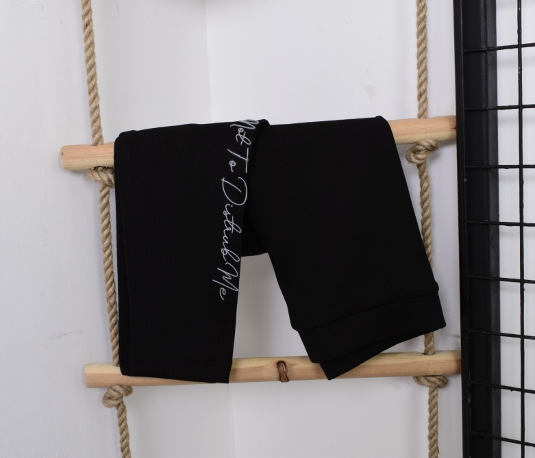 Children`s wedge rips, black color