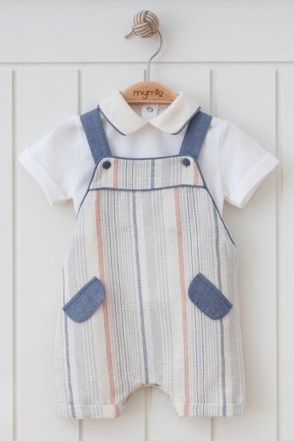 Baby body dress with short sleeves, pink color