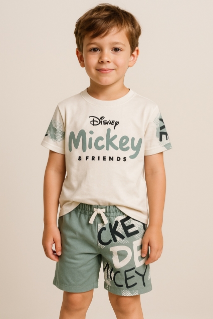 Children`s kit for a boy with short sleeve, cellus color