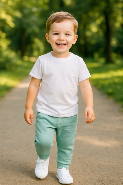 Baby lower for boy, green color