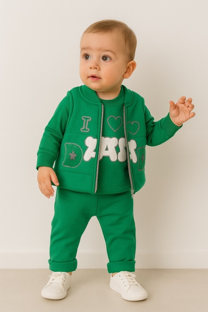 Boy`s long sleeve 3-piece set