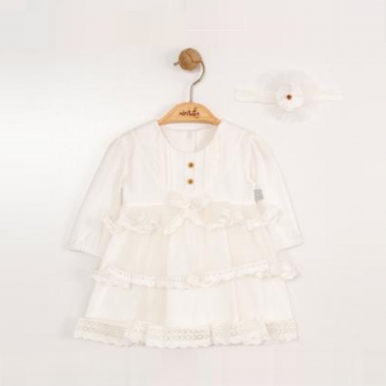 Long sleeve jumpsuit with ribbon