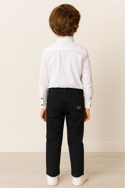 Baby pants for boy, black