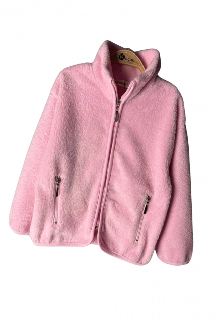 Children`s sweatshirt for a girl, pink color