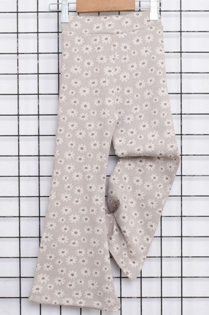 Pantaloni copii fetite, culoare bej