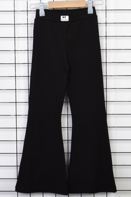 Pantaloni sport copii pentru fete, culoare neagra
