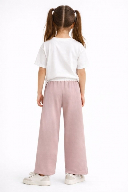 Bluza copii pentru fata cu maneci lungi, de culoare bej