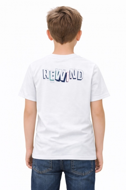 Tricou pentru copii pentru baietel, culoare alba