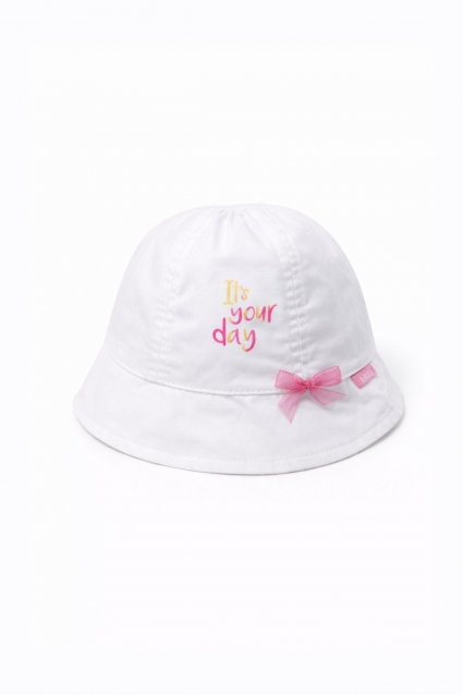 Children`s hat for a girl, black color