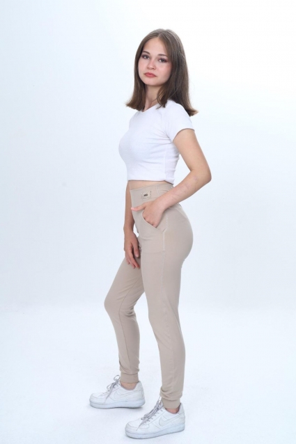 Jambiere copii, culoare bej