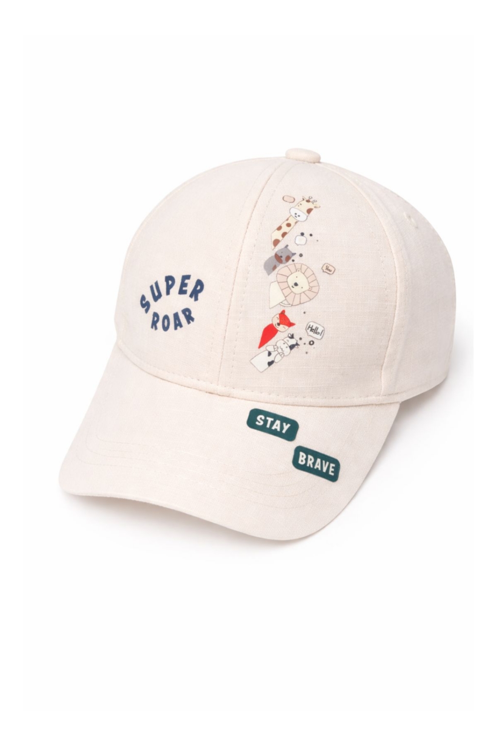 Baby cap, beige color