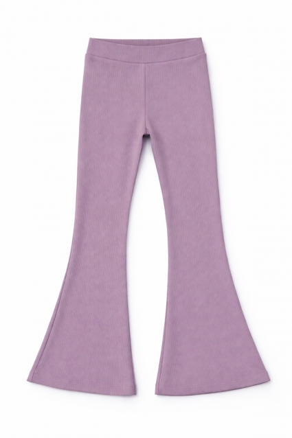 Pantaloni sport copii pentru fete rupturi, culoare neagra