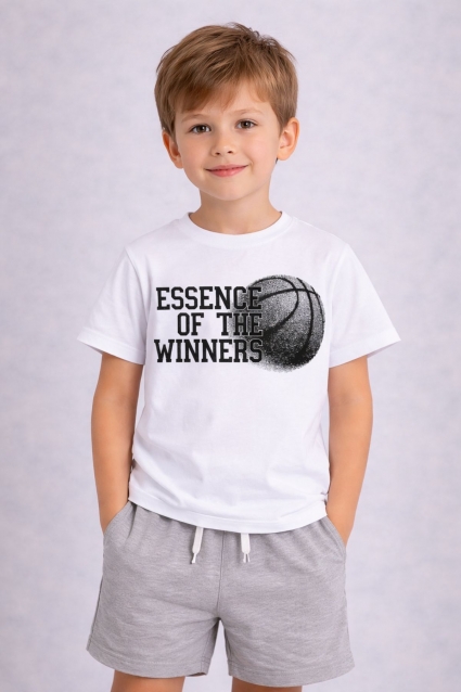 Children`s t-shirt for a boy, blue color