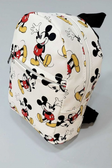 Mickey mouse children`s backpack, white color