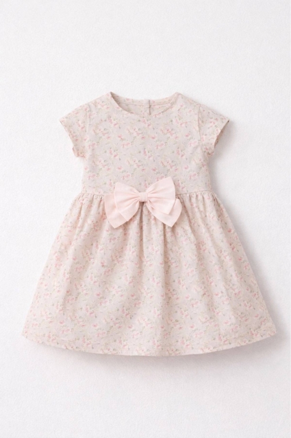 Children`s formal dress, gray color