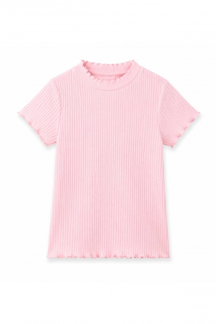 Children`s t-shirt for a girl, light pink color