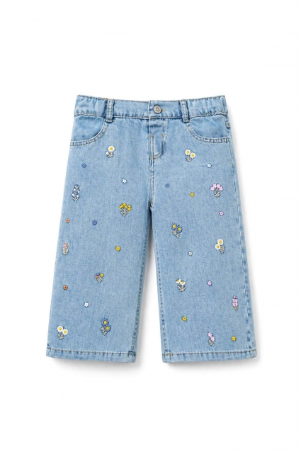 Children`s pants for a boy, white color