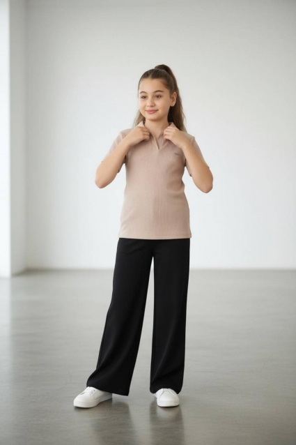 Tricou pentru copii pentru fata, culoare roz deschis