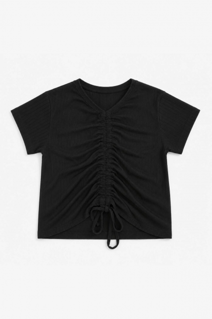 Tricou copii pentru fata, culoare bej