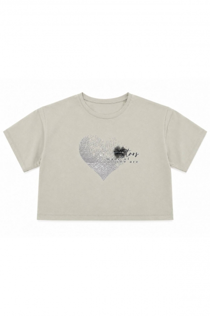 Tricou pentru copii pentru fata, culoare verde deschis