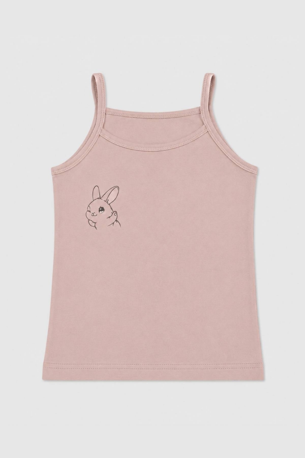 Children`s tank top for a girl, light blue color