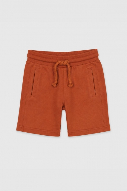 Pantaloni scurți pentru copii pentru baieti, culoare portocalie