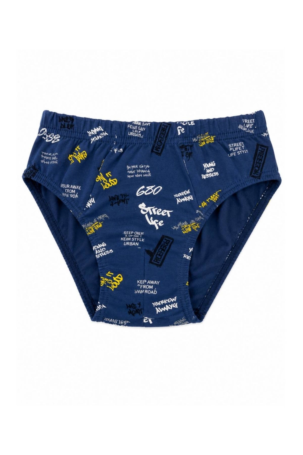 Children`s briefs for boys, gray color