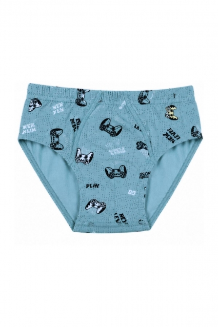 Children`s briefs for boys, gray color