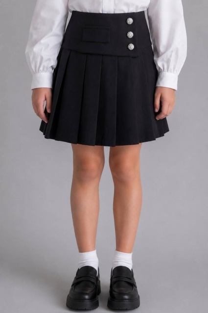 Children`s skirt, black color