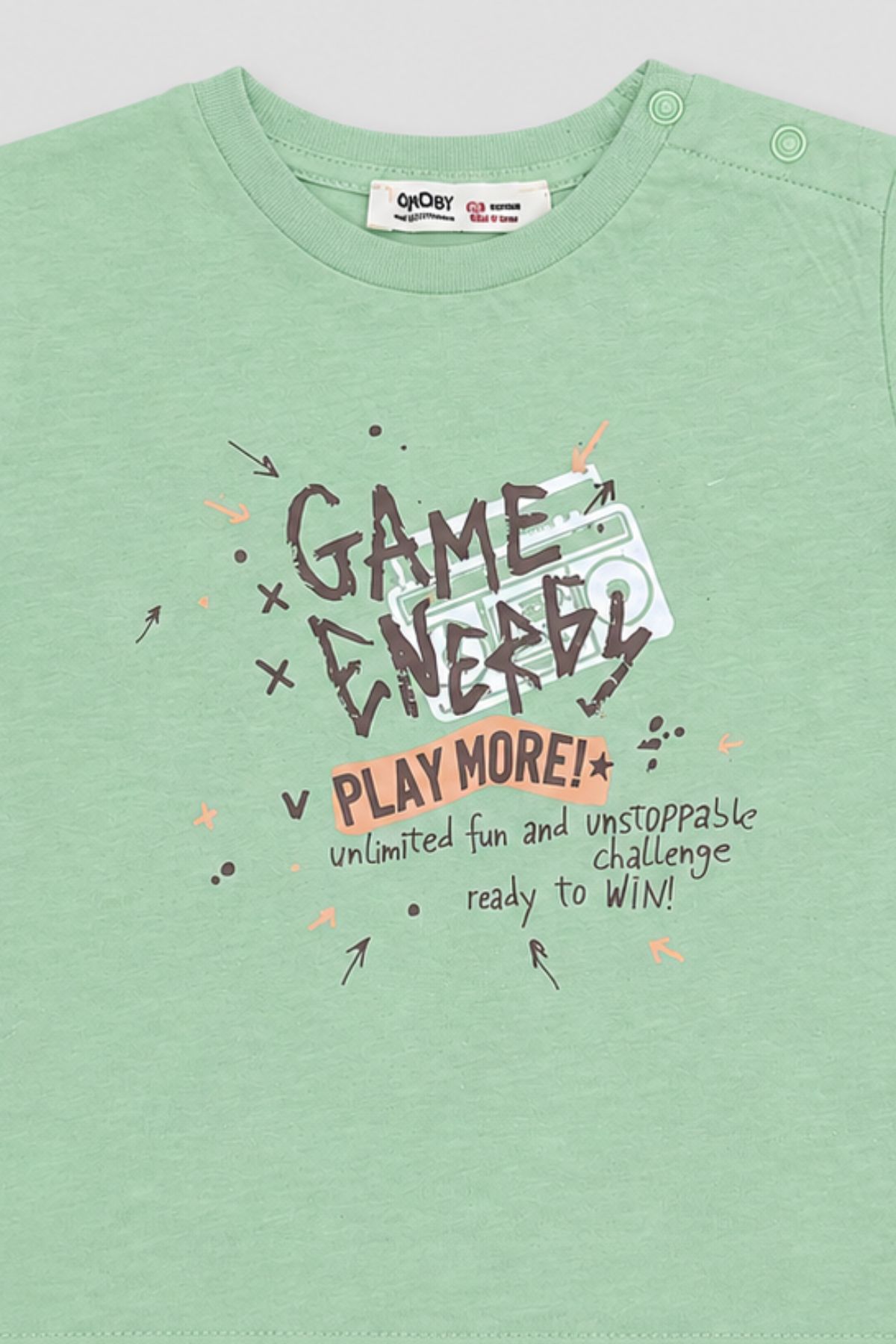 Children`s t-shirt for a boy, green color