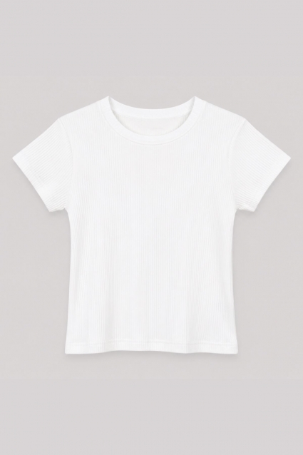 Tricou pentru copii pentru fata, culoare alba
