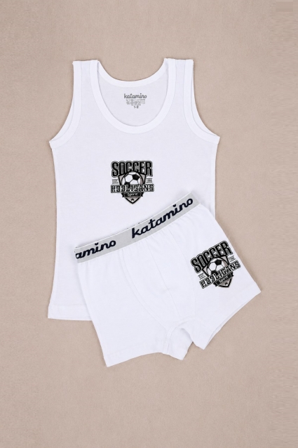 Set of tank top with boxers