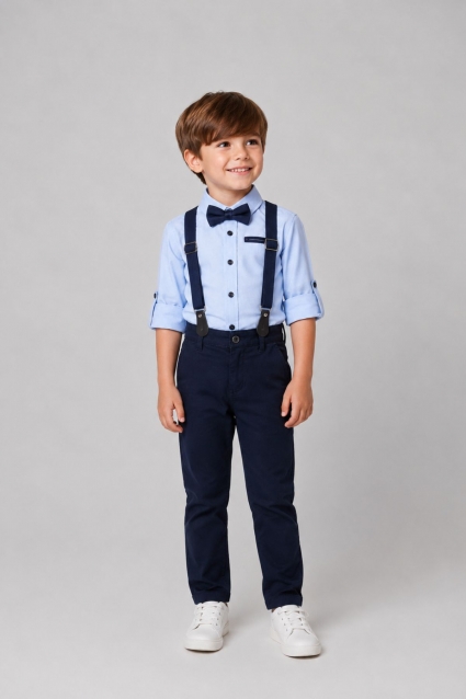 Blue long sleeve official set for boy