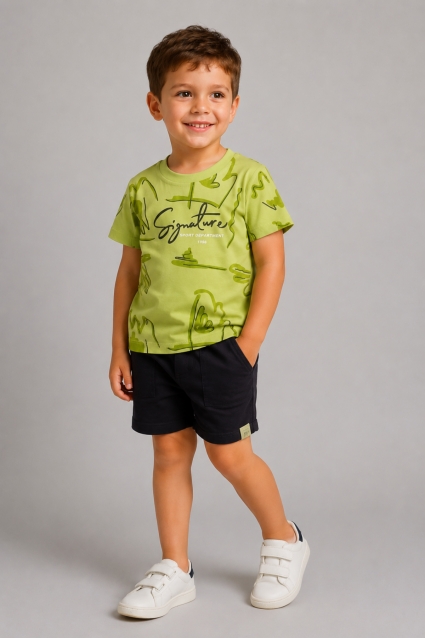 Tricou copii pentru un baiat, culoare turcoaz